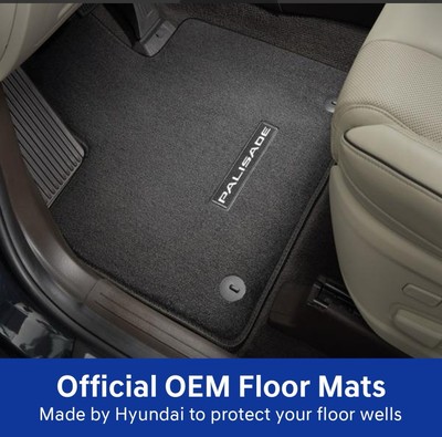 Official OEM Floor Mats For 2025 Hyundai Palisade  Brand New In Box. 