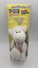 2009 PEZ Candy Dispenser & Key Chain Plush Petz Barnyard Babies Sheep *SEALED*🐑