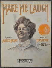 MAKE ME LAUGH Pretty Girl Cover Sheet Music BRYAN AND SNYDER Little Amy Sutler