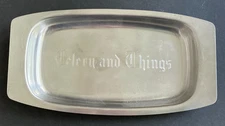 Selandia 18/8 Stainless Steel  Serving Tray etched with Celery & Things