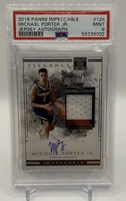 2018 Panini Impeccable - Elegance Rookie Jersey Autographs Michael Porter Jr /99