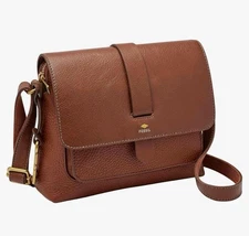 ZB7878200 FOSSIL KINLEY SMALL CROSSBODY BROWN BAG