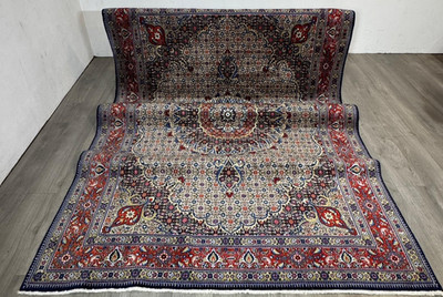 Orientteppich Handgeknüpft Moud Gereinigt  orient Teppich 288X199cm G0257