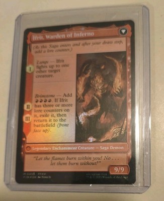 FOIL Clive, Ifrit's Dominant MTG Final Fantasy *EXTENDED ART