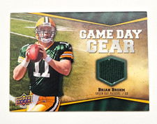 2009 Upper Deck Football Brian Brohm #NFL-BB Game Day Gear Relic