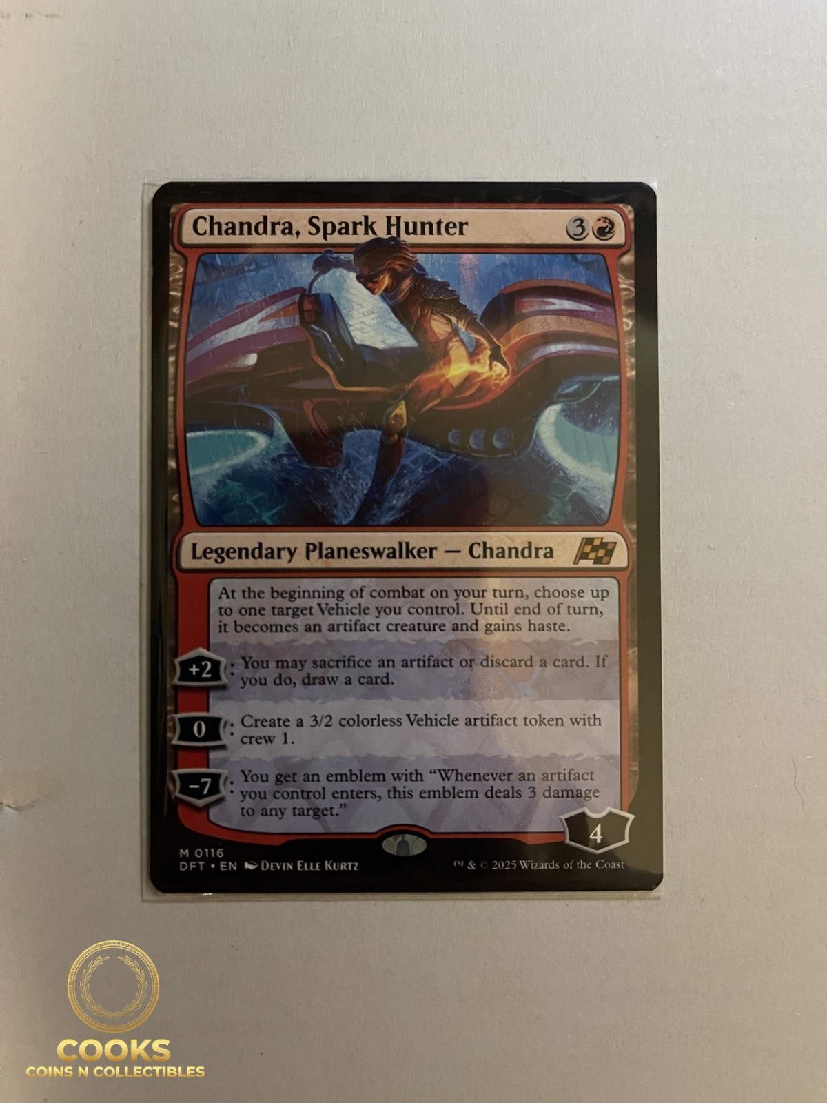 Chandra, Spark Hunter Aetherdrift DFT 116 Mythic MTG Near Mint