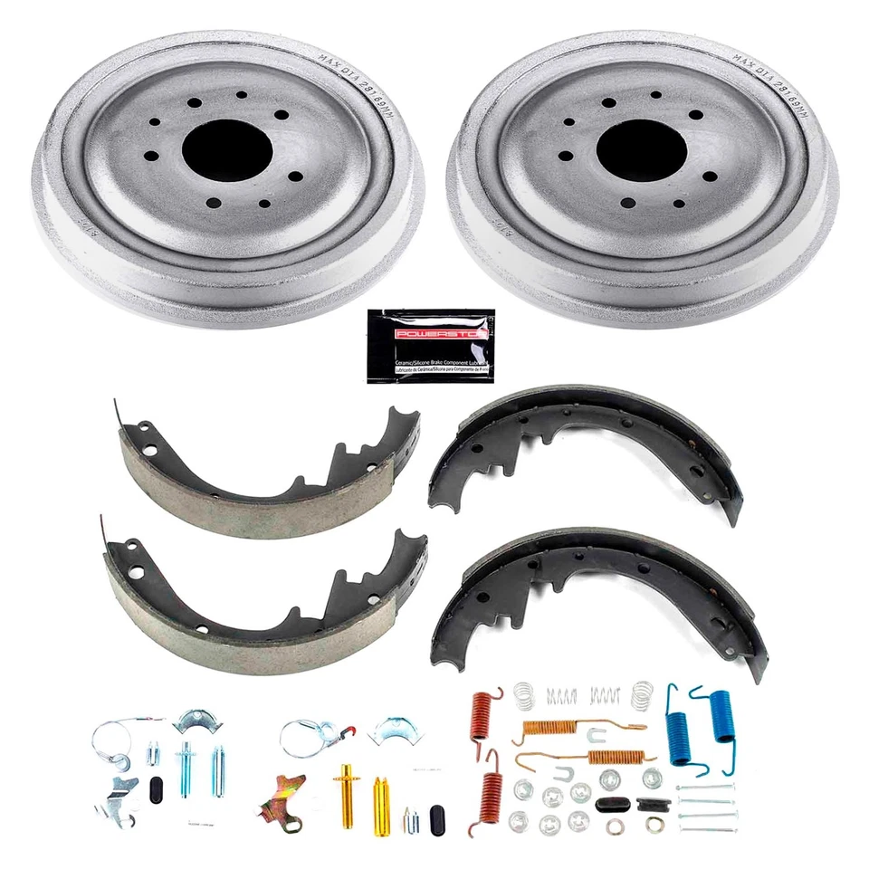 PowerStop KOE15301DK Drum & Shoe Kit For Chevy Corvette 1953-1962 Driver Rear Foto 2 de 3