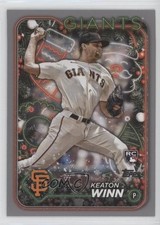 2024 Topps Holiday Silver Glitter Keaton Winn #H164 13hz
