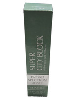 CLINIQUE SUPER CITY BLOCK Oil-Free Daily FACE PROTECTOR SPF 40 Original NEW BOX