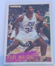 Karl Malone Card - Fleer 1994/95 - NBA Trading Card #226 Trading Card Vintage