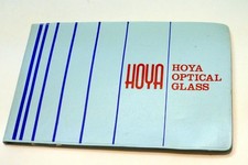 HOYA Optical Glass Japan guide book 1975
