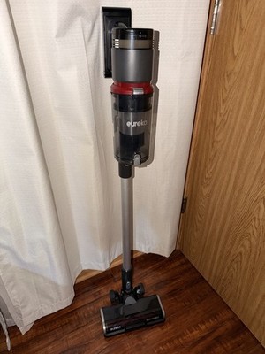 Eureka NEC452 Cordless Bagless Stick Vacuum w/ Charger, Wall Mount, Crevice Tool
