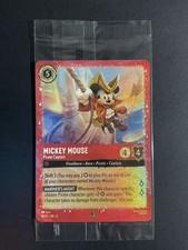 Disney Lorcana Mickey Mouse Pirate Captain 18/P2 Promo New Sealed