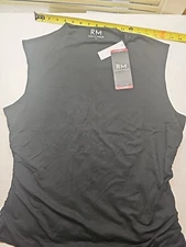 RM by Rebecca Minkoff Women's Tank Top Size XL Black NWT 