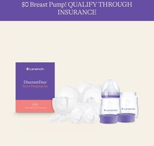 Lansinoh Discreet Duo DiscreetDuo Extra Pumping Set for Breast Pump