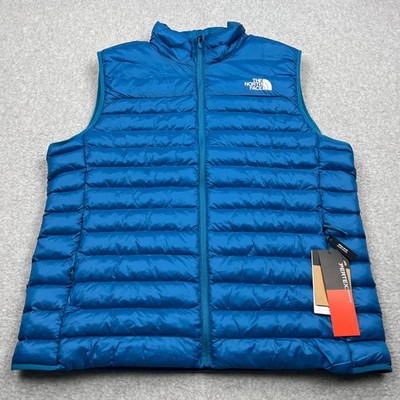 NEW North Face Terra Peak Vest Men Large Dusk Blue Pertex Quantum Full Zip Gilet