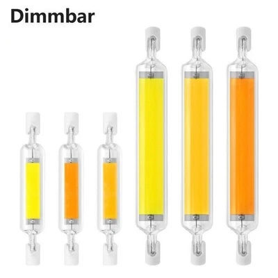 1-10X R7s 78/118mm LED Glasröhre Glühbirne COB Ersetzen Halogen lampe Dimmbar - Bild 1 von 4