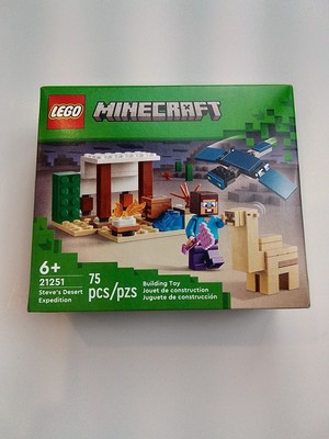 Lego Minecraft Steve s Desert Expedition #21251 Building Toy Sealed Box 75 Pcs