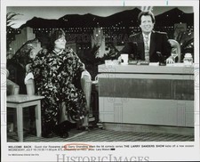 1996 Press Photo Roseanne Barr & Garry Shandling on 