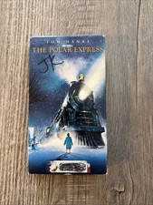 The Polar Express VHS Tape 2005 Tom Hanks Late Release Animated Christmas Movie