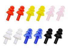 Tupalizy Reusable Soft Flexible Silicone Swimming Ear Plug Waterproof Comfort...