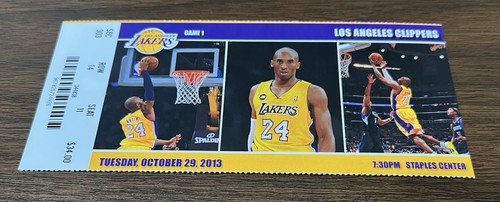 CHRIS PAUL (CLIPPERS) vs LOS ANGELES LAKERS 10-29-13 BIGLIETTO GIOCO COMPLETO AUTENTICO - Foto 3 di 12