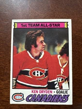 1977-78 Topps #100 Ken Dryden NM Montreal Canadiens Buy 3 or more,Free Shipping!