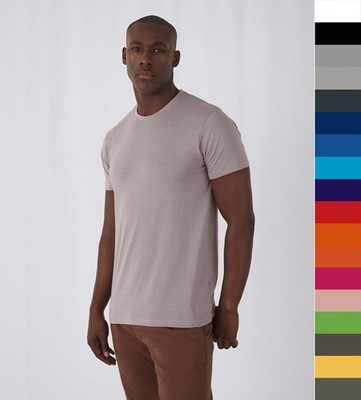 5er Pack B&C Herren T-Shirt weich organisch Baumwolle bedruckbar TM042 NEW