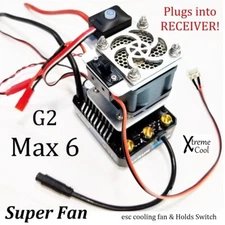 RCP Xtreme Cool Hobbywing G1 G2 Max 6 SUPER Cooling Fan System 8 volt 28cfm