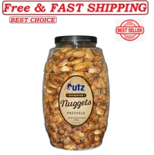 Utz Sourdough Nuggets Pretzels – Barrel – Bite-Size Pretzels, 52 oz.............