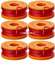 WORX WA0010 Replacement 10-Foot Grass GT Trimmer/Edger Spool Line 6-Pack