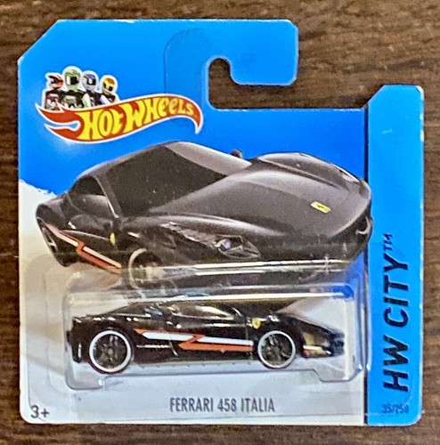 Hot Wheels 2013 – HW CITY Ferrari 458 Italia Blu – Edizione 35/250