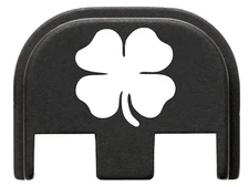 for Glock 17 19 Gen 5 Slide Cover Rear Plate Anodized Aluminum, 4 Leaf Clover