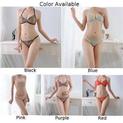 Breathable Underwear Comfortable Fashion G-String Lace Lingerie Micro Top