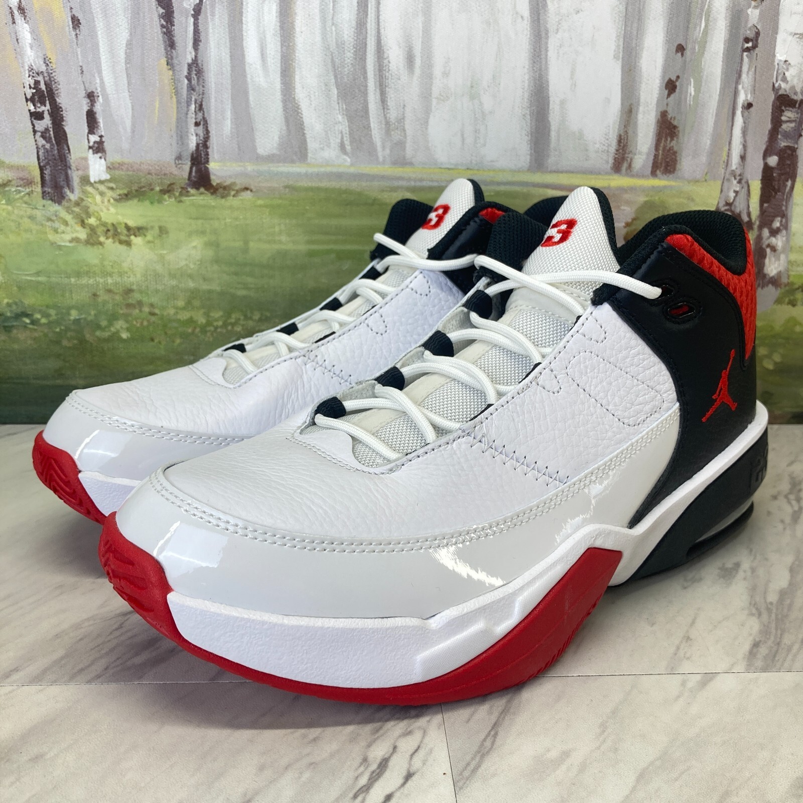 Nike Jordan Max Aura 3 White University Red Black CZ4167-160 Men\u0026#039;s  Size 8 Shoes | eBay