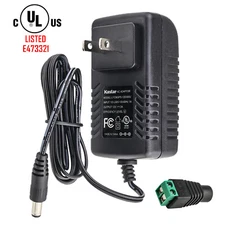 Kastar [UL Listed] 12V 3A 36W AC Adapter Power Supply for Camera LED Light Strip