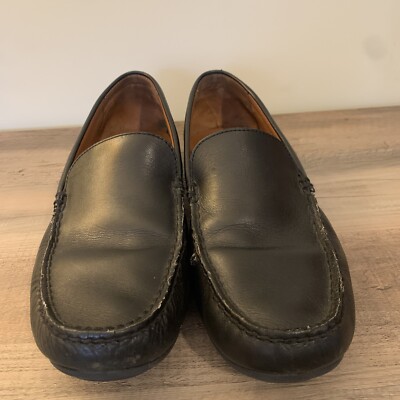 Polo Ralph Lauren Redden Driving Loafers Black Leather slip on Polo Ralph Lauren Mens Shoes Redden Driving Loafers Black  main image 3