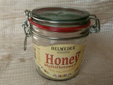 Le Parfait like - Canning Glass Jar Bale Wire Lid 0.50 L from Polish Honey