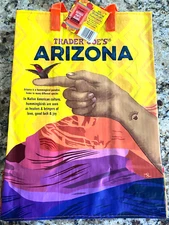 TRADER JOE'S Re-usable Shopping Bag Arizona Hummingbird theme.