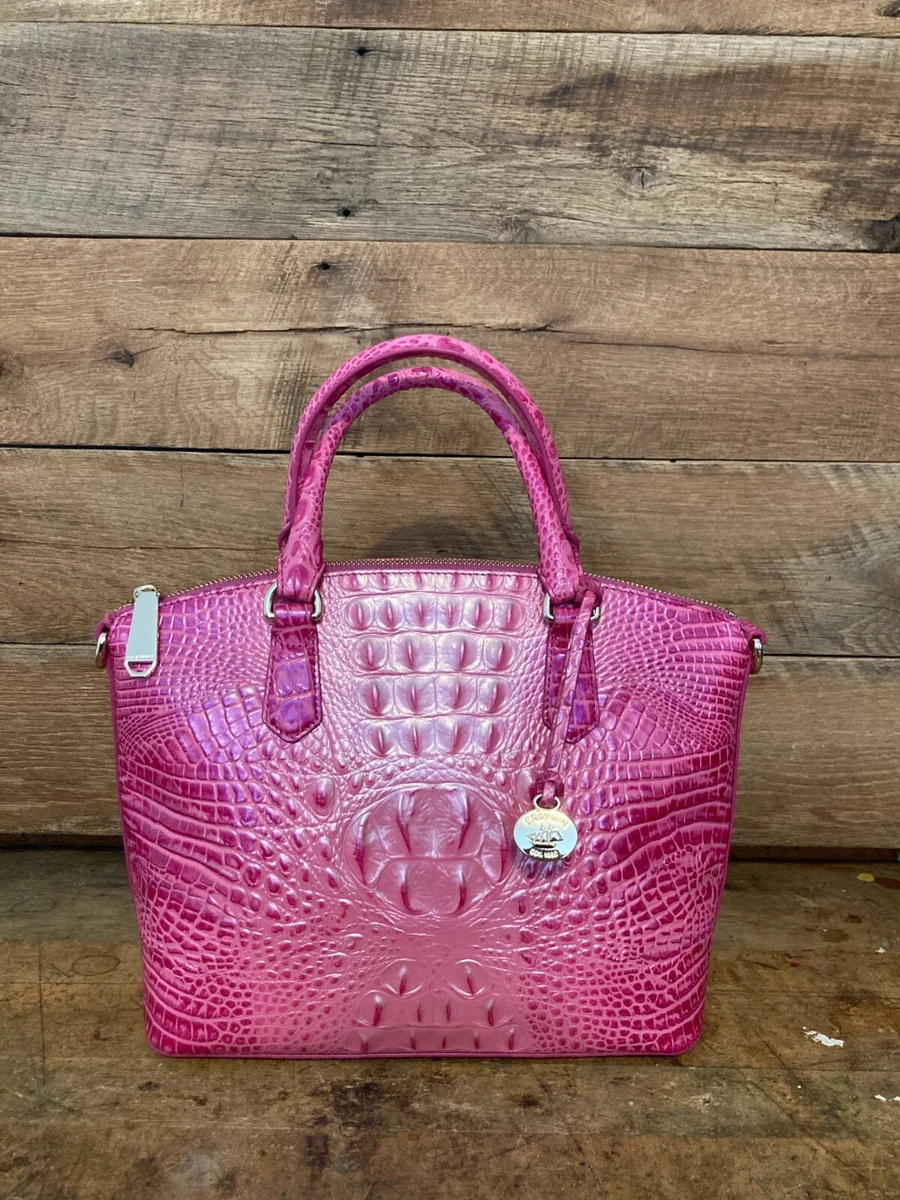 Brahmin Duxbury Hibiscus Ombre Melbourne Leather Satchel -NWT