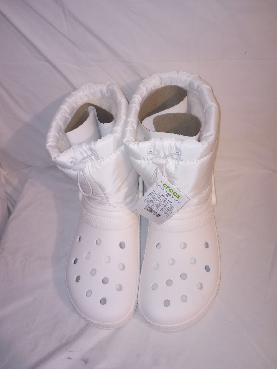 Unisex New Crocs Classic Lined NEO Puff Boots Size 13 Color  display picture 1