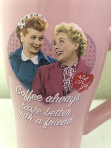 Lucy and Ethel I Love Lucy Coffee Always Taste Better With A Friend Tall Mug - Picture 6 of 9