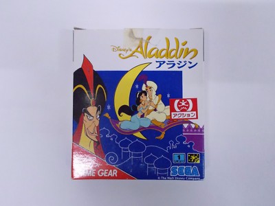GAME GEAR -- Aladdin -- Box. JAPAN Game Sega. Work fully!! 14049