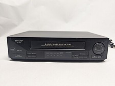 Sharp VCR VHS Player Recorder 4 Head VC-A410U No Remote  Tested