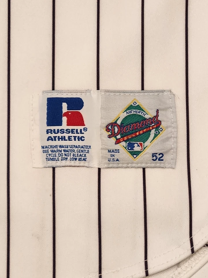 Camiseta deportiva vintage Riddell Chicago White Sox Bo Jackson parche de comiskey talla 52 Foto 3 de 4