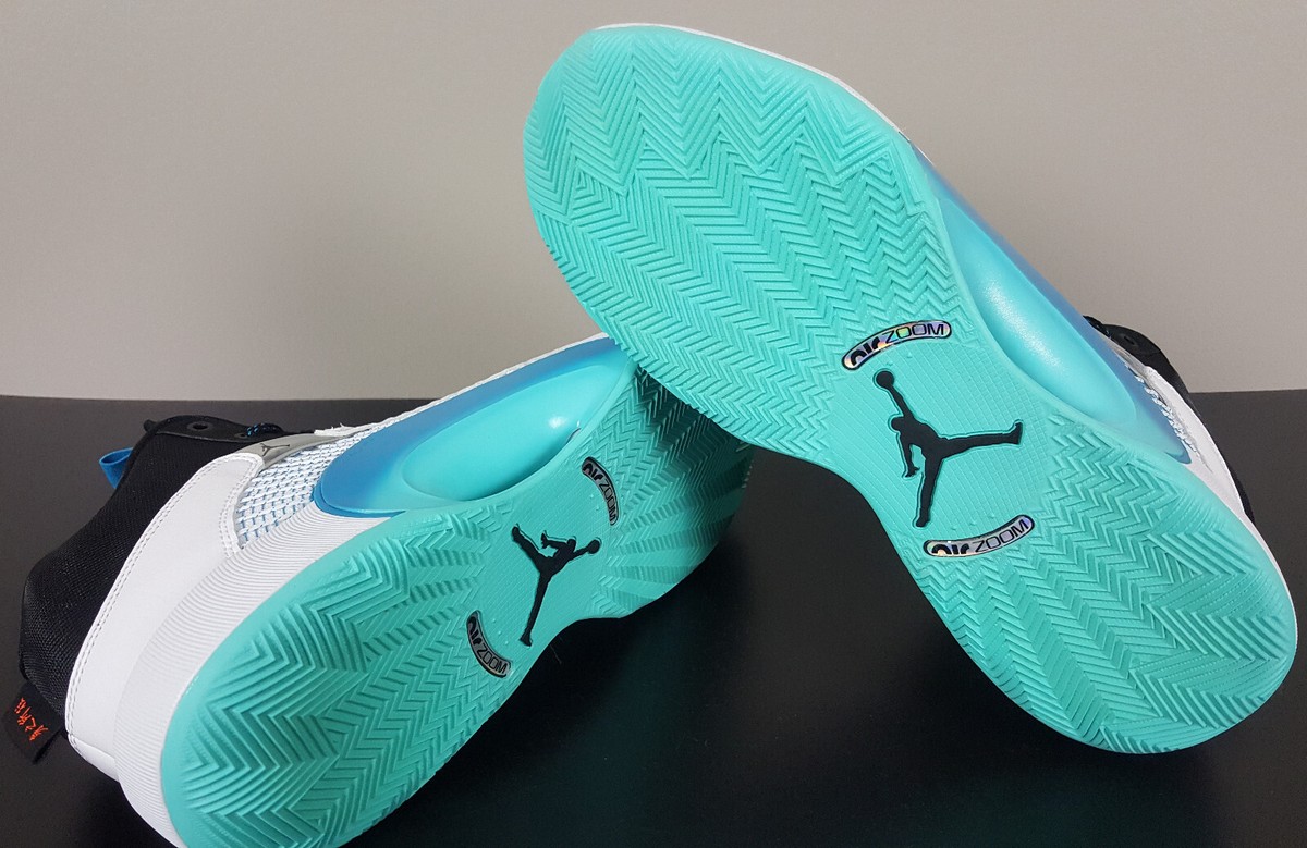 NIKE AIR JORDAN XXXV 35 GUO AILUN MORPHO WHITE BLACK BLUE NIKE AIR JORDAN XXXV 35 GUO AILUN MORPHO WHITE BLACK BLUE