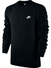 Image of NIKE MENS NSW CREW NECK SWEATSHIRT BLACK RRP £45.00