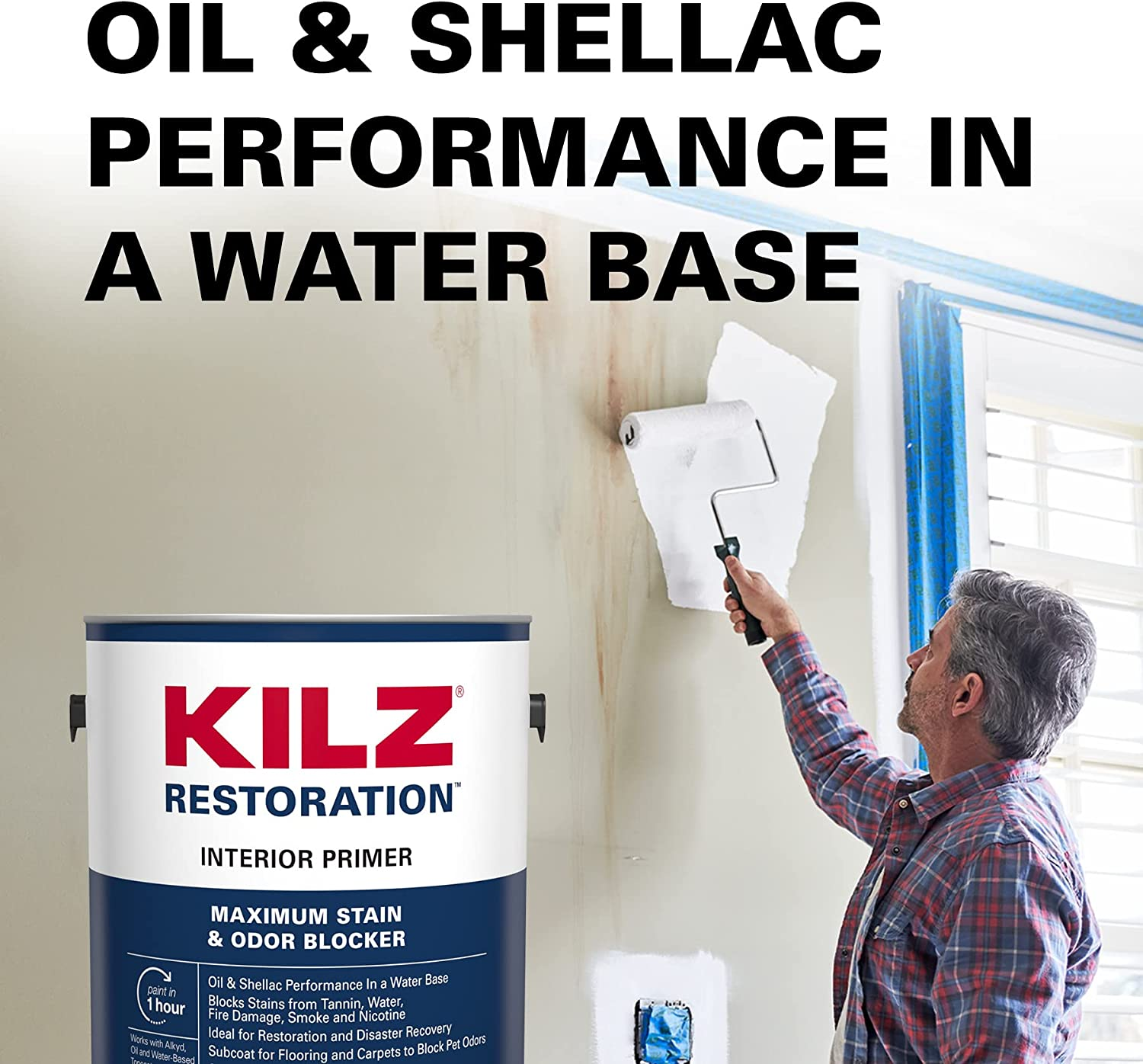 KILZ Restoration Primer, Interior, 5 Gallon eBay