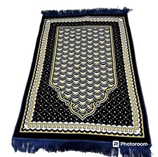 Kemal Pasha From Past To Future Prayer Rug Mat Fringe Trim Multicolor 45" X 28"