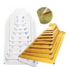 Arofol Branded Padded Bubble Envelopes Mailers Postal Jiffy Bags Gold White UK